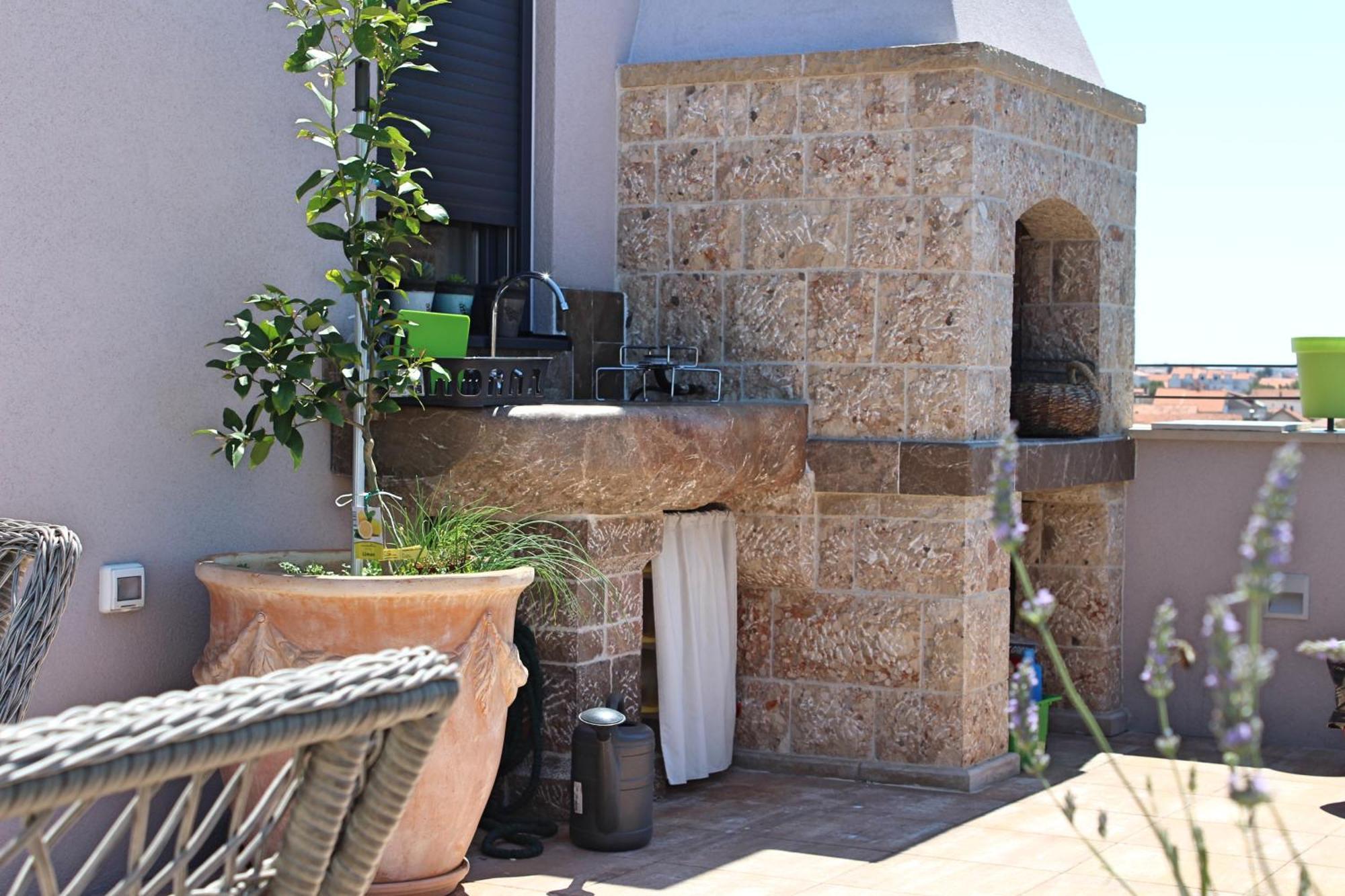 Apartment Garden Terrace Zadar Eksteriør bilde